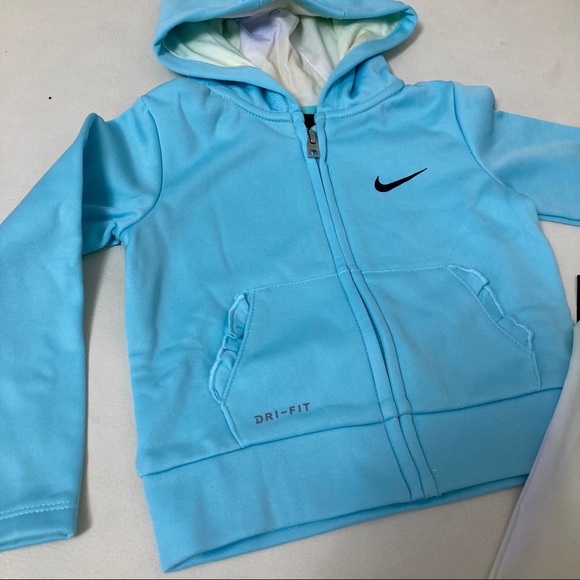 Nike Therma-FIT Full-Zip Hoodie and rainbow colors leggings set 4036 - Picture 8 of 10